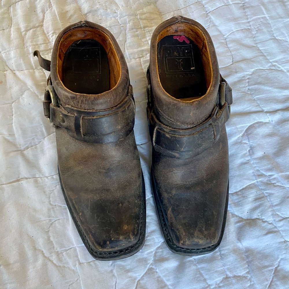 Frye Clog Booties
